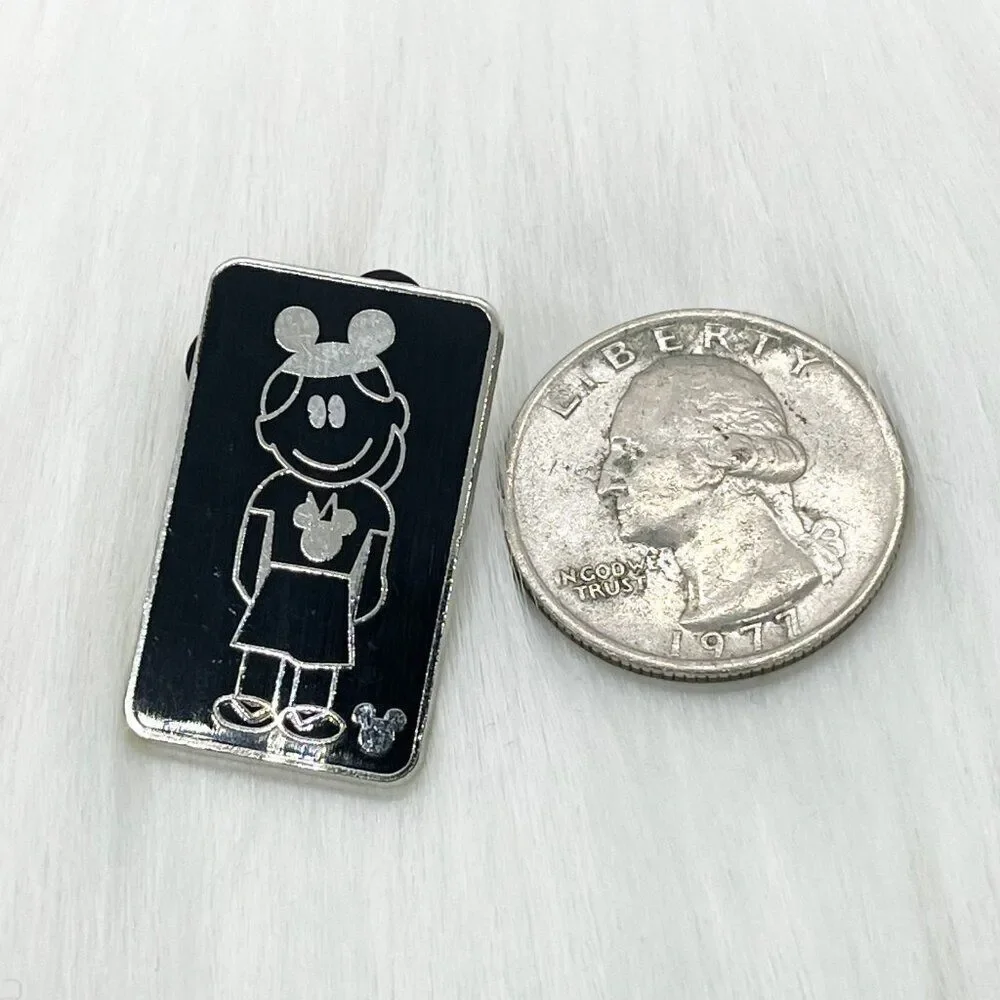 🔮 5/$25 Disney Stick People Daughter With Mouse Ears Pin‎